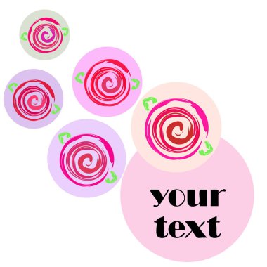 Sevgililer günü, gül, çiçek, tebrik kartı, vektör arka plan