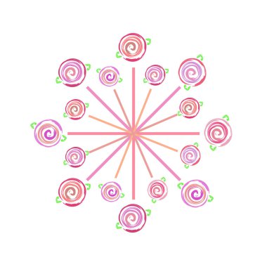 Sevgililer günü, gül, çiçek, tebrik kartı, vektör arka plan