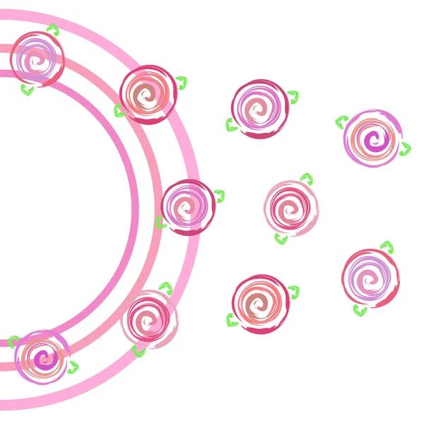 Sevgililer günü, gül, çiçek, tebrik kartı, vektör arka plan