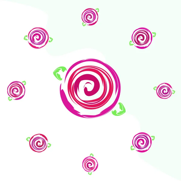 Sevgililer günü, gül, çiçek, tebrik kartı, vektör arka plan