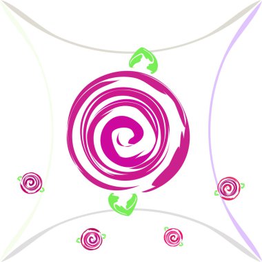 Sevgililer günü, gül, çiçek, tebrik kartı, vektör arka plan