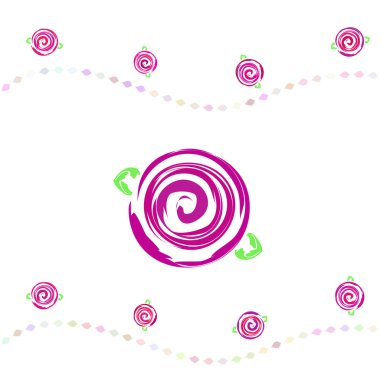 Sevgililer günü, gül, çiçek, tebrik kartı, vektör arka plan