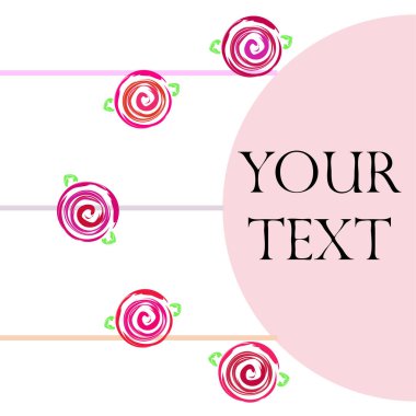 Sevgililer günü, gül, çiçek, tebrik kartı, vektör arka plan