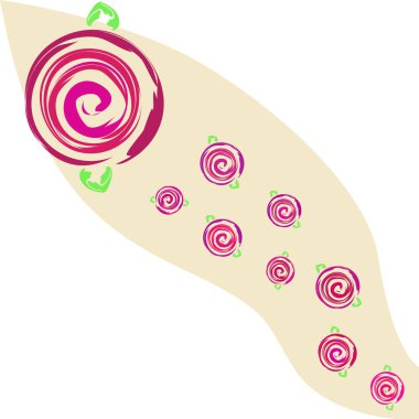 Sevgililer günü, gül, çiçek, tebrik kartı, vektör arka plan