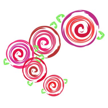 Sevgililer günü, gül, çiçek, tebrik kartı, vektör arka plan