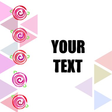 Sevgililer günü, gül, çiçek, tebrik kartı, vektör arka plan