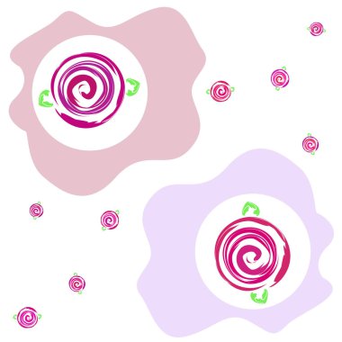 Sevgililer günü, gül, çiçek, tebrik kartı, vektör arka plan