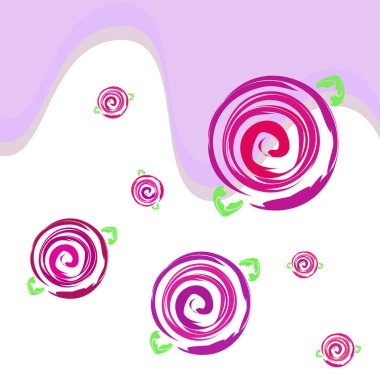 Sevgililer günü, gül, çiçek, tebrik kartı, vektör arka plan