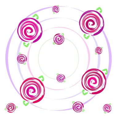 Sevgililer günü, gül, çiçek, tebrik kartı, vektör arka plan