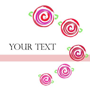 Sevgililer günü, gül, çiçek, tebrik kartı, vektör arka plan