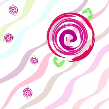 Sevgililer günü, gül, çiçek, tebrik kartı, vektör arka plan