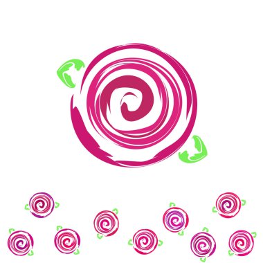 Sevgililer günü, gül, çiçek, tebrik kartı, vektör arka plan