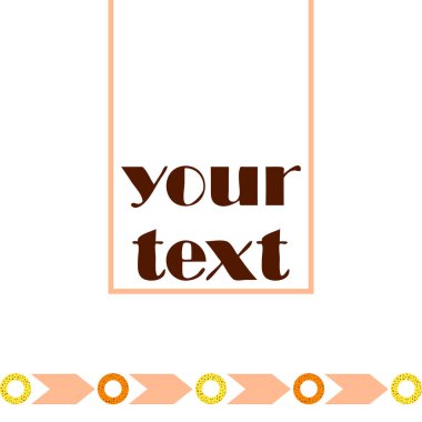 simit arka plan kopya alanı ile. Vektör çizim 