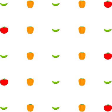 Taze sebze arka plan. Vektör çizim 