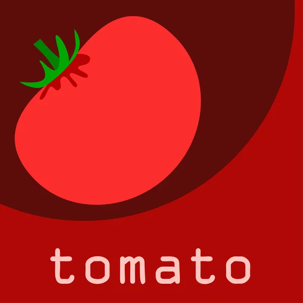 Tomato Background Copy Space Векторная Иллюстрация — стоковый вектор