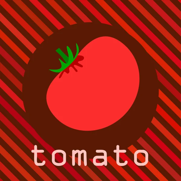 Tomato Background Copy Space Векторная Иллюстрация — стоковый вектор