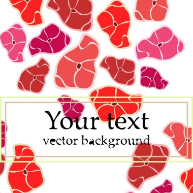 Taze biftek, simgeler, illüstrasyon vektör 