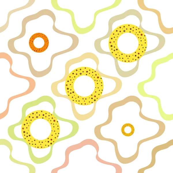 Ilustración Simple Pretzels Colores Vector — Archivo Imágenes Vectoriales