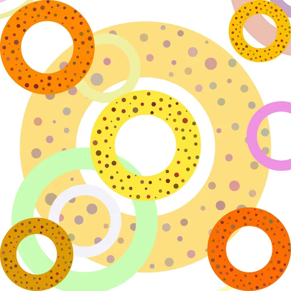 Pretzels Coloridos Sobre Fondo Claro Vector — Archivo Imágenes Vectoriales