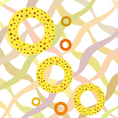 Renkli krakerlerin basit illüstrasyonu, vektör