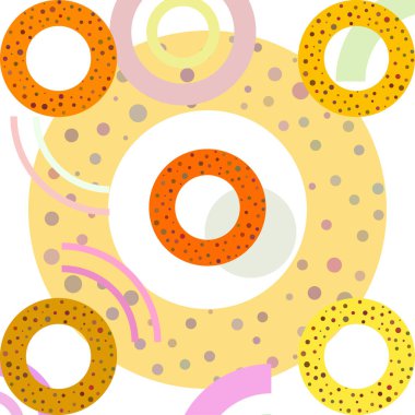 Hafif arka planda renkli krakerler, vektör