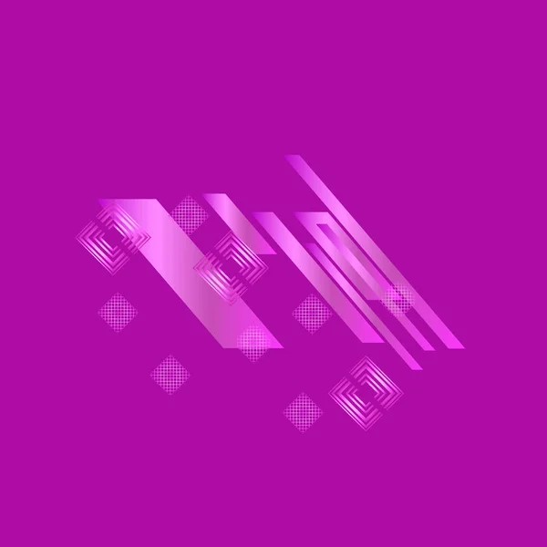 Modèle Géométrique Abstrait Avec Losanges Lilas — Image vectorielle