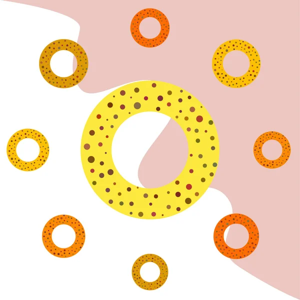 Ilustración Simple Pretzels Colores Vector — Archivo Imágenes Vectoriales