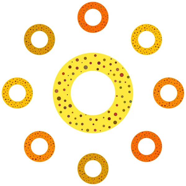 彩色薄饼 矢量的简单插图 — 图库矢量图片