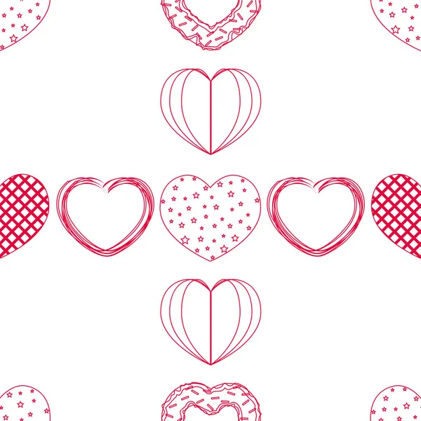 Abstraktní romantické pozadí se srdcem. Vektorový pozadí pro Valentýna. — Stock fotografie