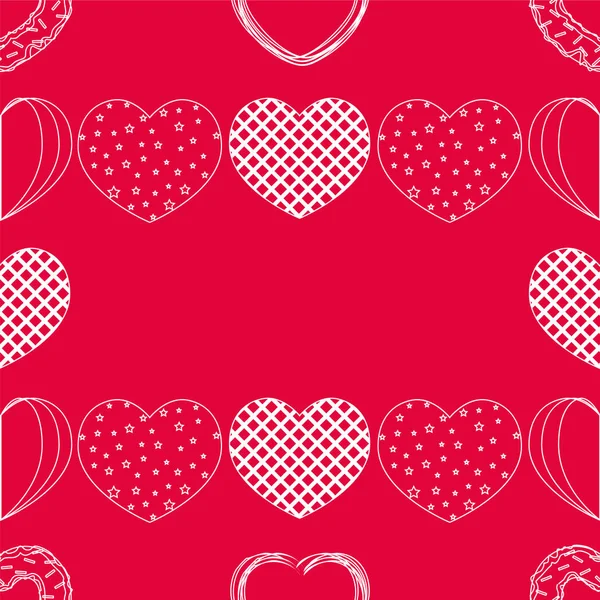 Абстрактный романтический фон с сердцем. Векторный фон ко Дню Святого Валентина . — стоковое фото