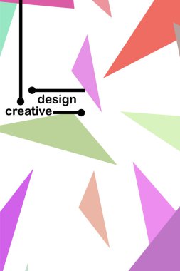 Geometrik soyut poligonal arka plan. Üçgenlerden oluşan origami stilinde desen.