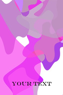 Soyut Akışkan yaratıcı şablon, kart, renk kapağı. Suluboya tasarımı, sıvılar, şekiller. Trendy vektör.