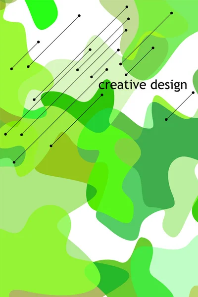 Resumen Plantilla creativa fluida, tarjeta, cubierta de color. Diseño de acuarela, líquidos, formas. vector de moda . — Vector de stock