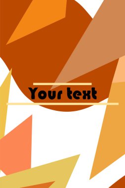 Geometrik şekillerle yapılmış broşür ve kapaklar için soyut modern poligonal arka plan.