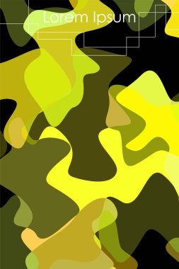 Soyut Akışkan yaratıcı şablon, kart, renk kapağı. Suluboya tasarımı, sıvılar, şekiller. Trendy vektör.