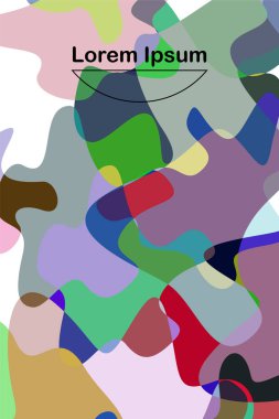 Soyut Akışkan yaratıcı şablon, kart, renk kapağı. Suluboya tasarımı, sıvılar, şekiller. Trendy vektör.