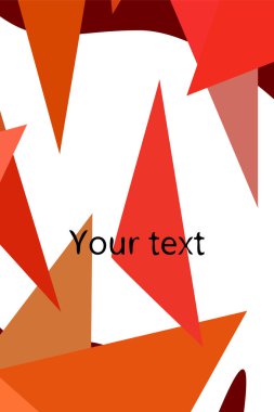 Geometrik şekillerle yapılmış broşür ve kapaklar için soyut modern poligonal arka plan.