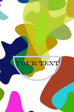 Soyut Akışkan yaratıcı şablon, kart, renk kapağı. Suluboya tasarımı, sıvılar, şekiller. Trendy vektör.