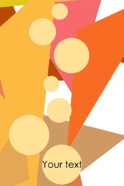 Geometrik şekillerle yapılmış broşür ve kapaklar için soyut modern poligonal arka plan.