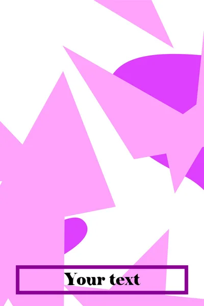 Fondo geométrico abstracto poligonal. El patrón en el estilo de origami, que consiste en triángulos . — Archivo Imágenes Vectoriales