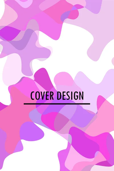 Abstract vloeibare creatieve sjabloon, kaart, kleur cover. Aquarel design, vloeistoffen, vormen. Trendy vector. — Stockvector