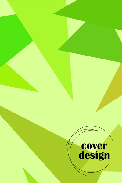 Abstracte moderne poligonale achtergrond voor brochure en covers, gemaakt met geometrische vormen. — Stockvector