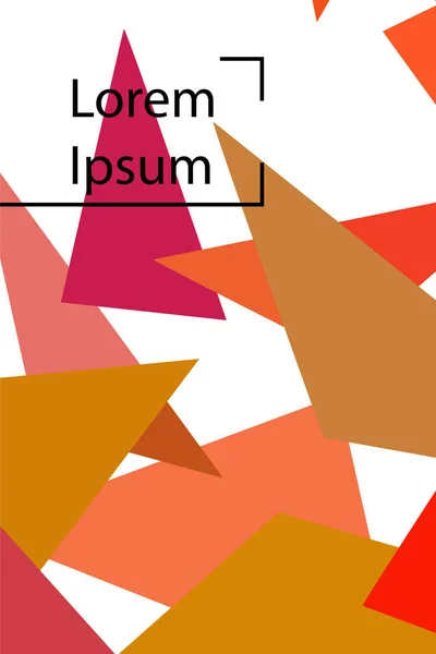 Абстрактний сучасний багатокутний фон для брошур і обкладинок, зроблений з геометричними фігурами . — стоковий вектор