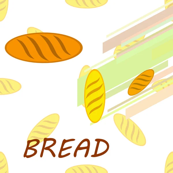 Contexto da padaria. Gráficos de linha. A colecção de pão. Casa dos Pães. Gravura ilustração vista superior. Ilustração vetorial — Vetor de Stock