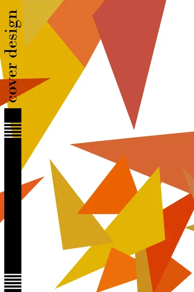 Абстрактный современный полигональный фон для брошюр и обложек, выполненный с геометрическими вставками . — стоковый вектор
