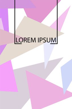 Geometrik soyut poligonal arka plan. Üçgenlerden oluşan origami stilinde desen.