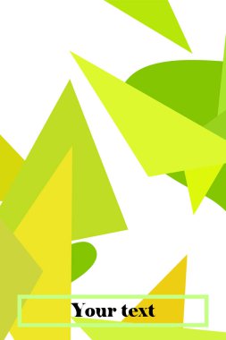 Geometrik şekillerle yapılmış broşür ve kapaklar için soyut modern poligonal arka plan.