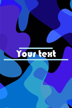 Soyut Akışkan yaratıcı şablon, kart, renk kapağı. Suluboya tasarımı, sıvılar, şekiller. Trendy vektör.