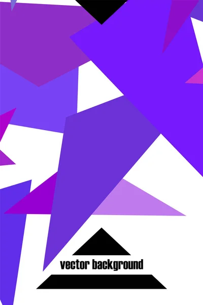 Fondo geométrico abstracto poligonal. El patrón en el estilo de origami, que consiste en triángulos . — Vector de stock