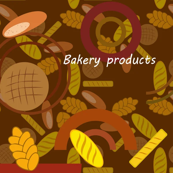 Vector ilustración de Panadería Producto Colección de Alimentos — Vector de stock